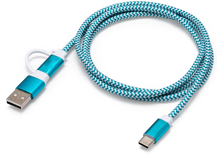 USB Type-C Cable 2-in1